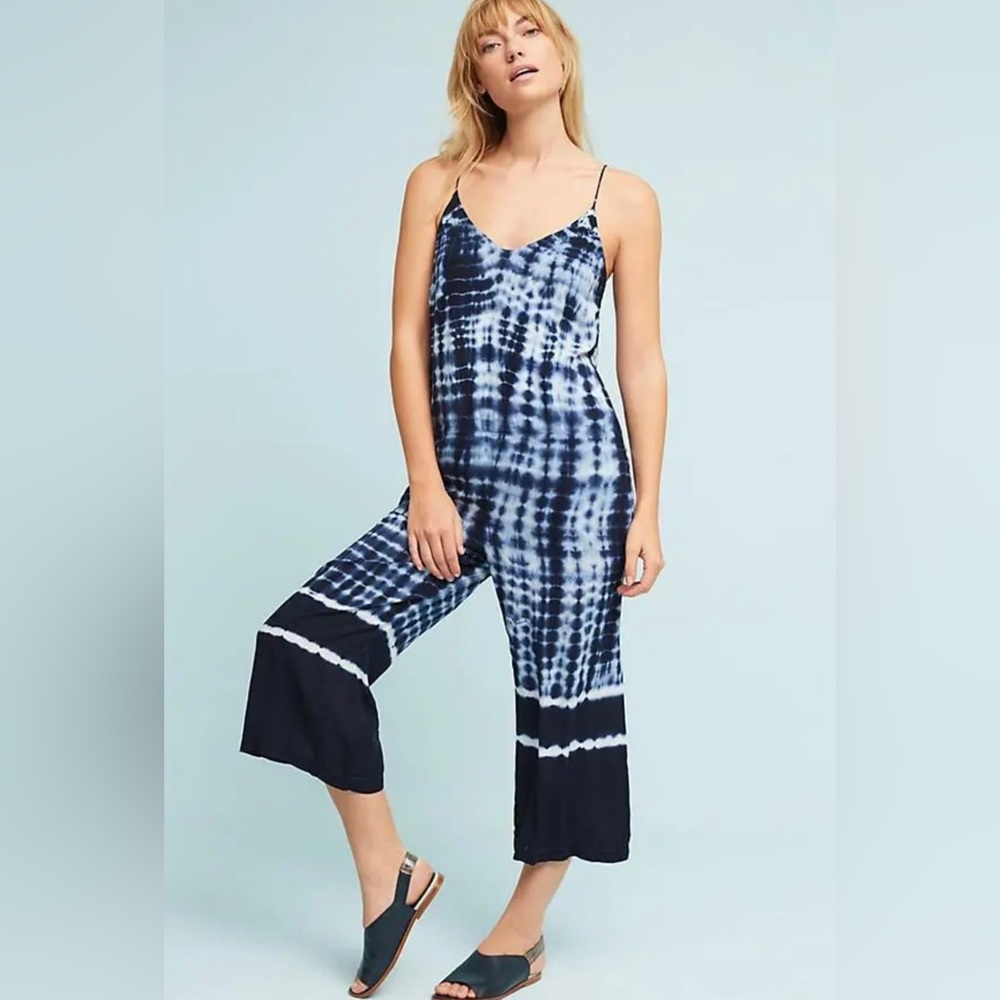 Cloth and Stone Anthropologie Tie Dye Jumpsuit